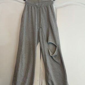 Missguided split knee track pant